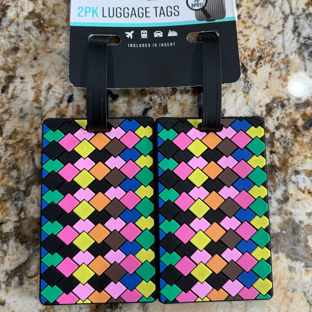 ❤️2 Pack Traveling Luggage Tags